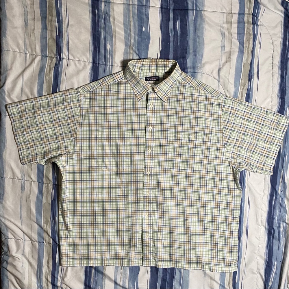 Roundtree & Yorke Button Down Shirt Men Size XXL